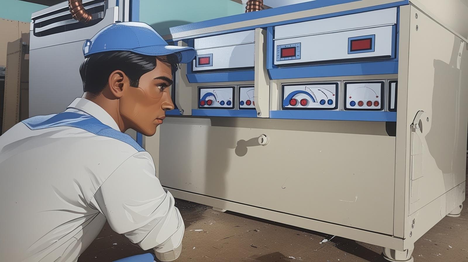 Servo Stablizer Three Phase illustration